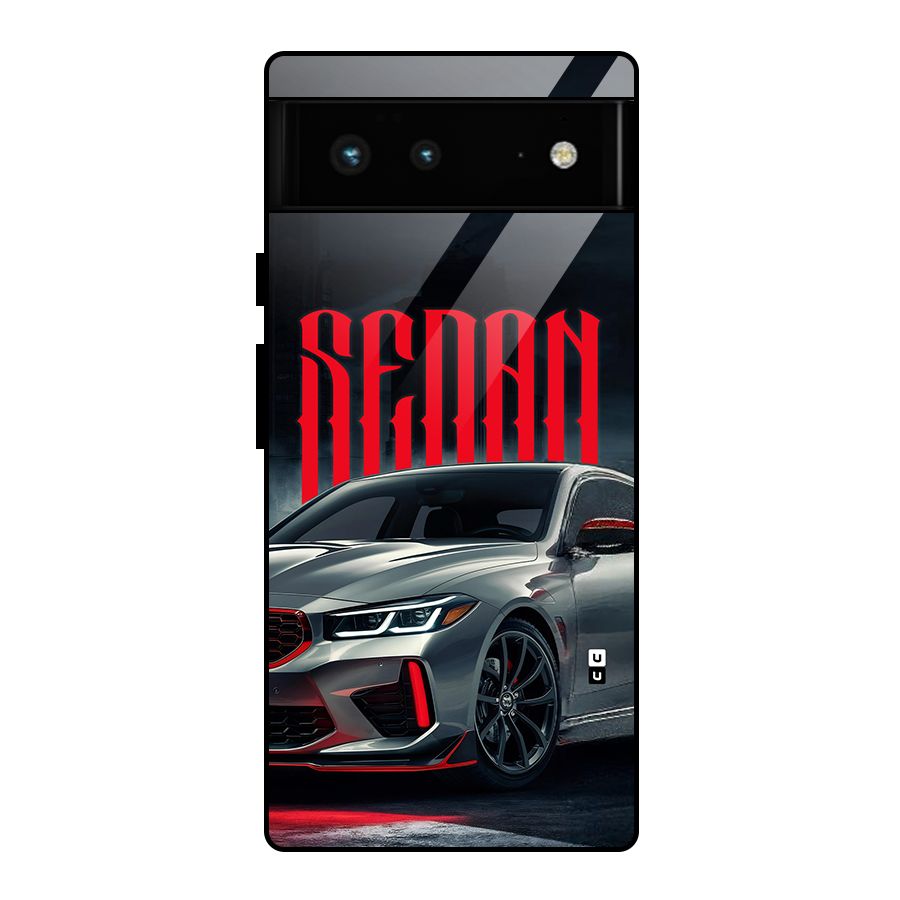 Classic Sedan Glass Back Case for Google Pixel 6