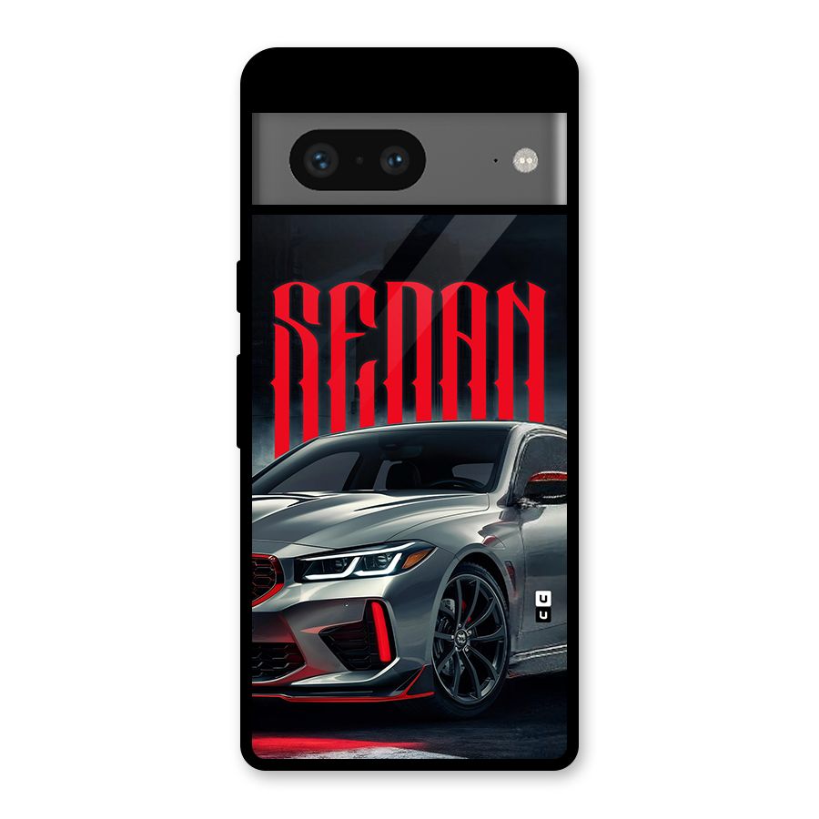 Classic Sedan Glass Back Case for Google Pixel 7