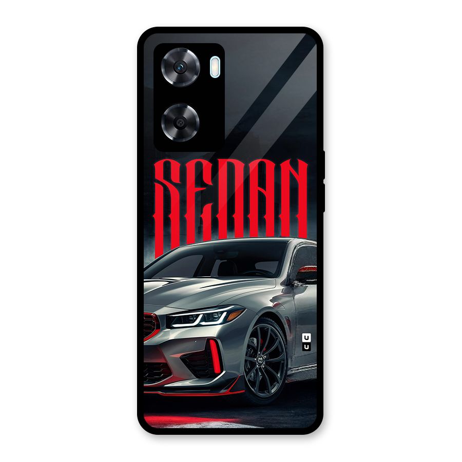 Classic Sedan Glass Back Case for Oppo A77s