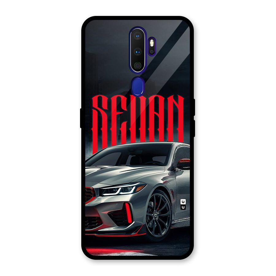Classic Sedan Glass Back Case for Oppo A9 (2020)