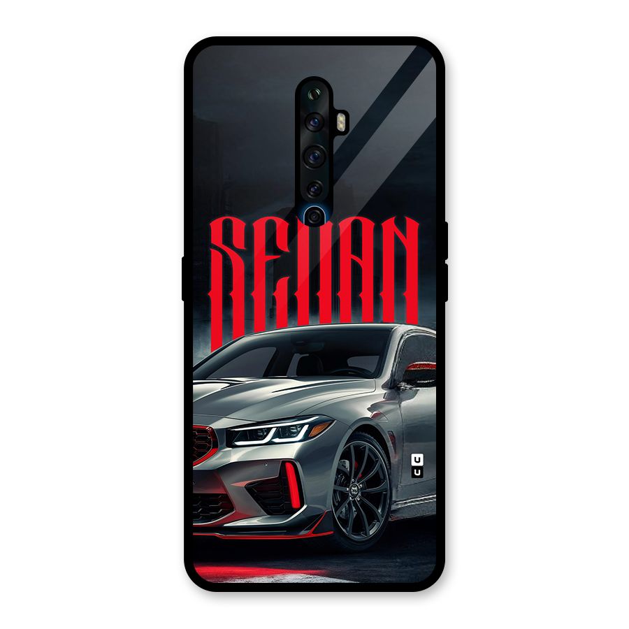 Classic Sedan Glass Back Case for Oppo Reno2 Z