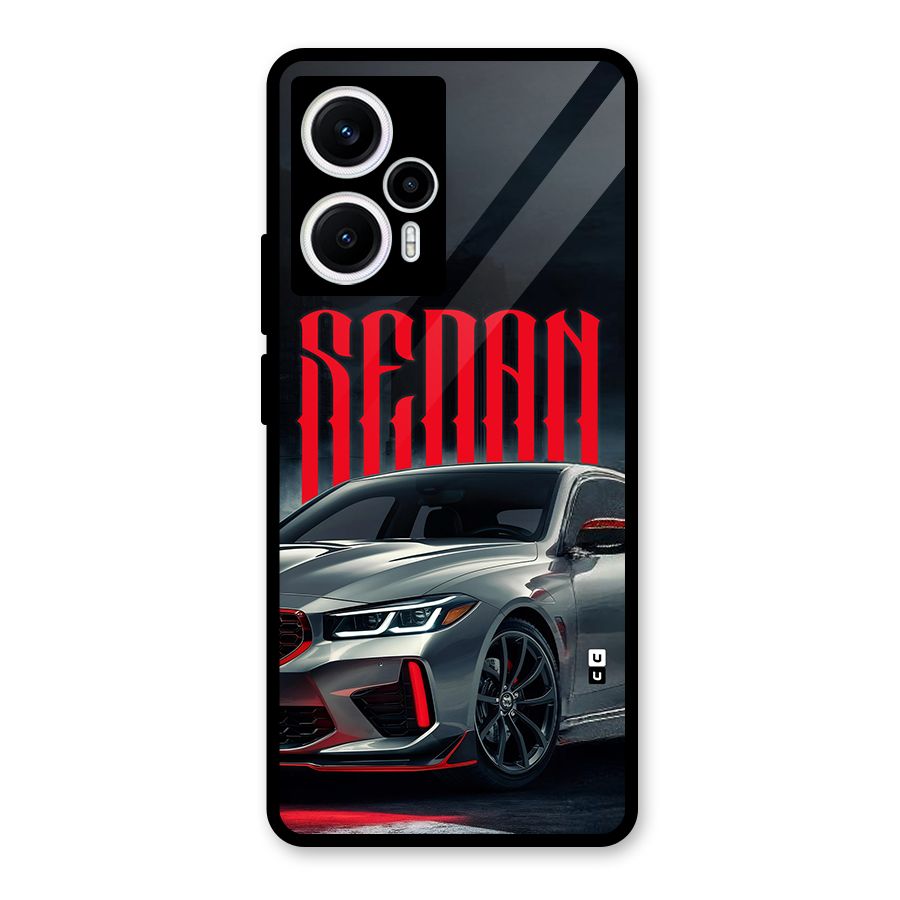Classic Sedan Glass Back Case for Poco F5