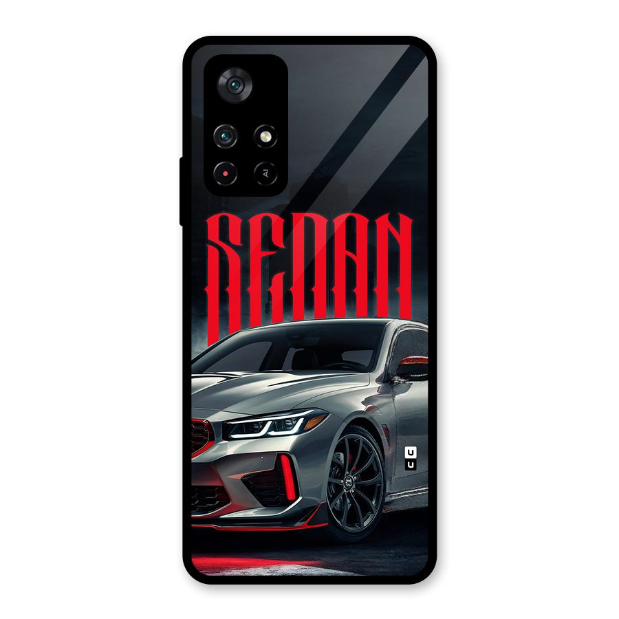 Classic Sedan Glass Back Case for Poco M4 Pro 5G