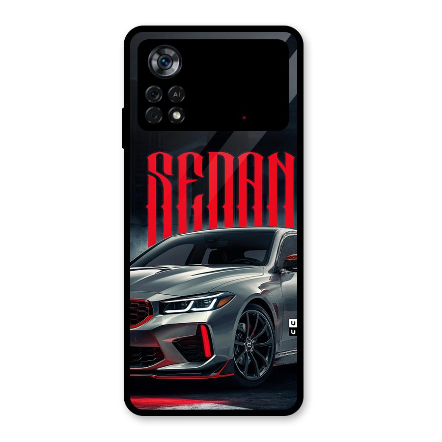 Classic Sedan Glass Back Case for Poco X4 Pro 5G