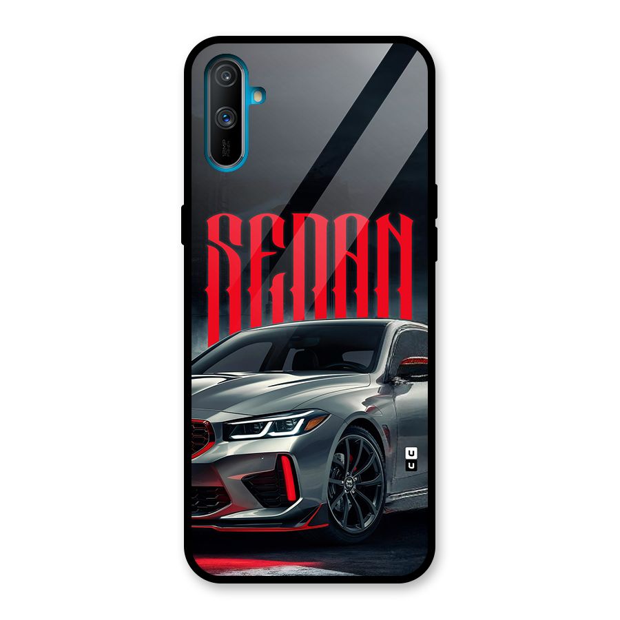 Classic Sedan Glass Back Case for Realme C3