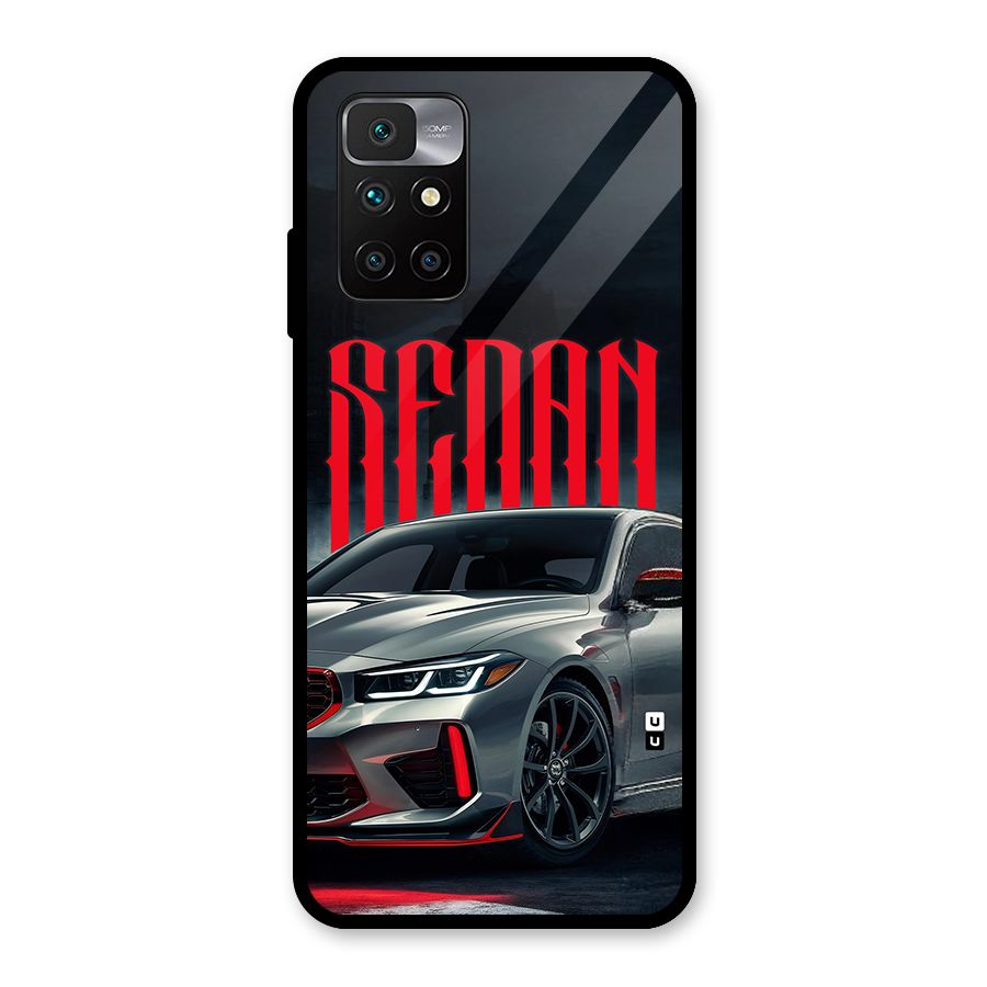 Classic Sedan Glass Back Case for Redmi 10 Prime