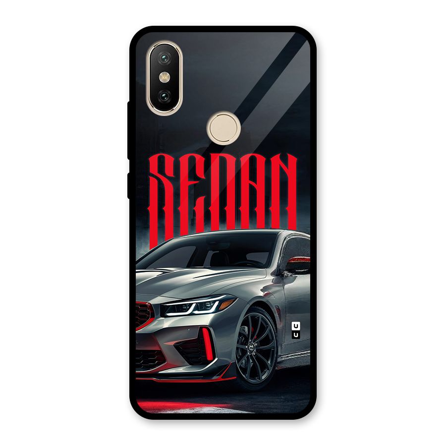 Classic Sedan Glass Back Case for Redmi A2