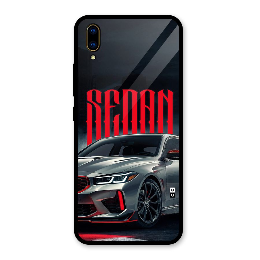 Classic Sedan Glass Back Case for Vivo V11 Pro