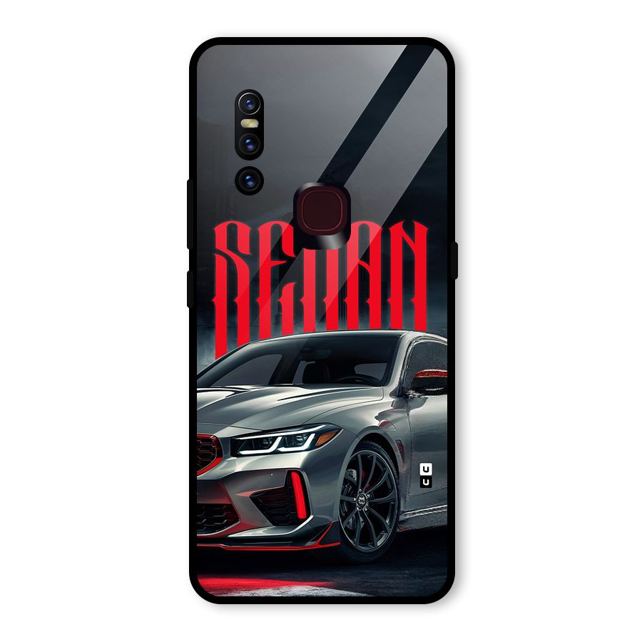 Classic Sedan Glass Back Case for Vivo V15