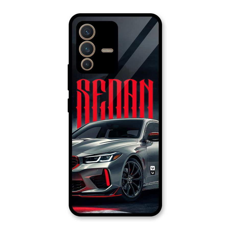 Classic Sedan Glass Back Case for Vivo V23 5G