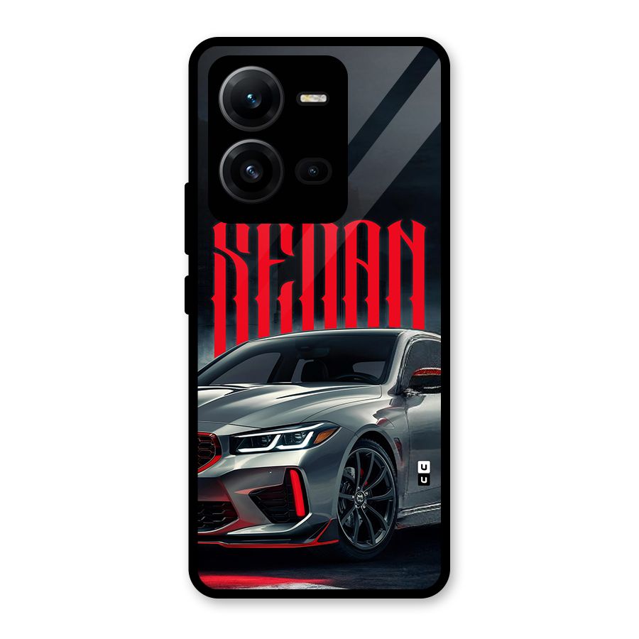 Classic Sedan Glass Back Case for Vivo V25