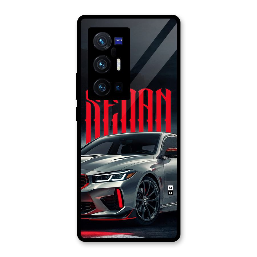 Classic Sedan Glass Back Case for Vivo X70 Pro Plus