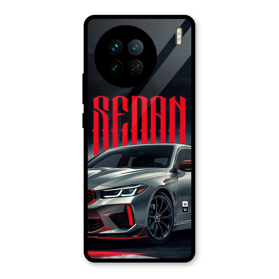Classic Sedan Glass Back Case for Vivo X90