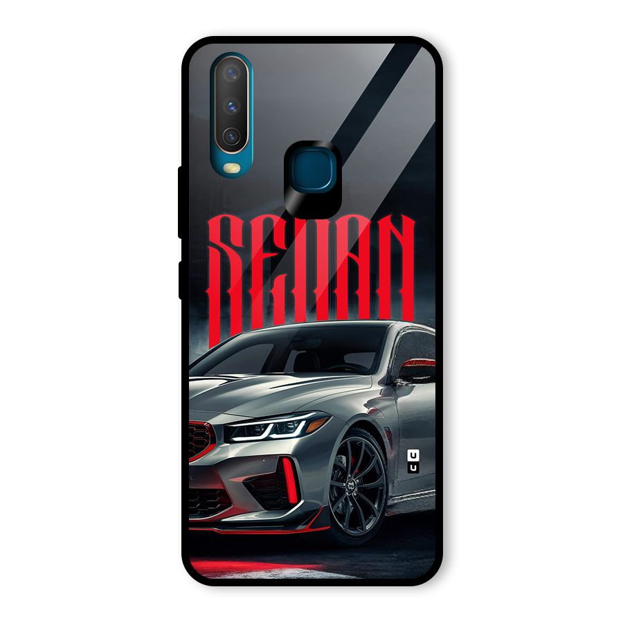 Classic Sedan Glass Back Case for Vivo Y15
