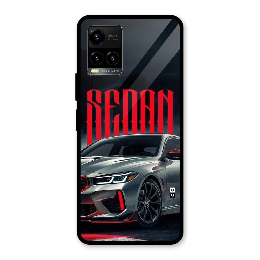Classic Sedan Glass Back Case for Vivo Y21T