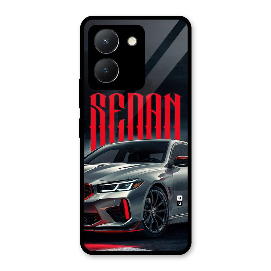 Classic Sedan Glass Back Case for Vivo Y36