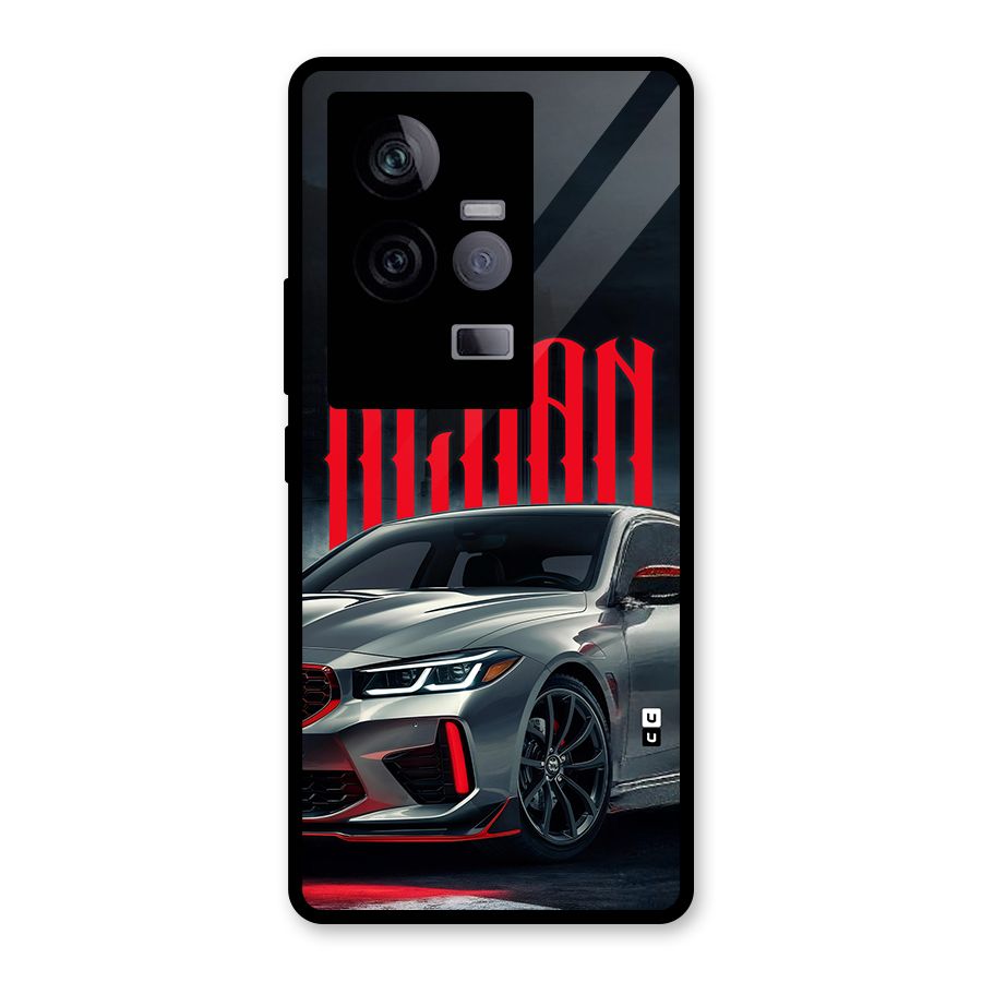 Classic Sedan Glass Back Case for Vivo iQOO 11 5G