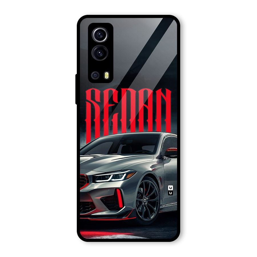 Classic Sedan Glass Back Case for Vivo iQOO Z3