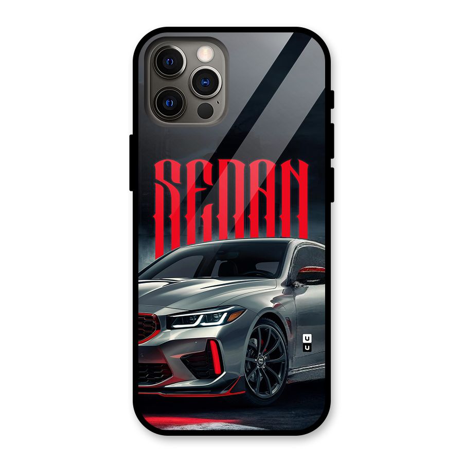 Classic Sedan Glass Back Case for iPhone 12 Pro