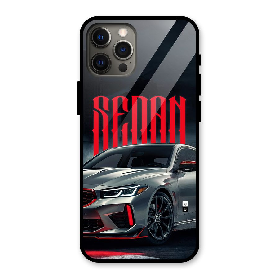 Classic Sedan Glass Back Case for iPhone 12 Pro Max