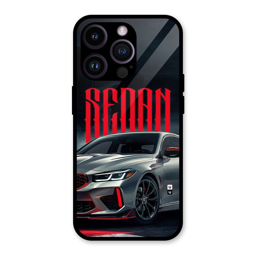 Classic Sedan Glass Back Case for iPhone 14 Pro