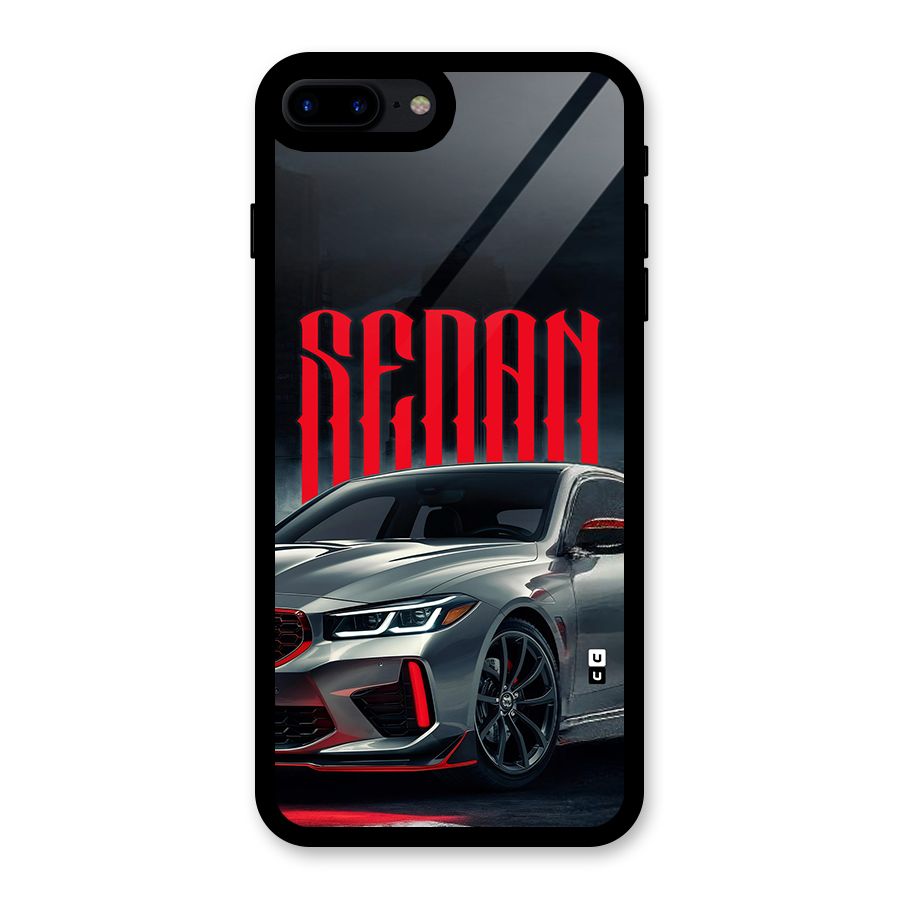 Classic Sedan Glass Back Case for iPhone 8 Plus