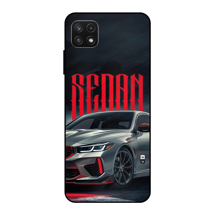 Classic Sedan Metal Back Case for Galaxy A22 5G
