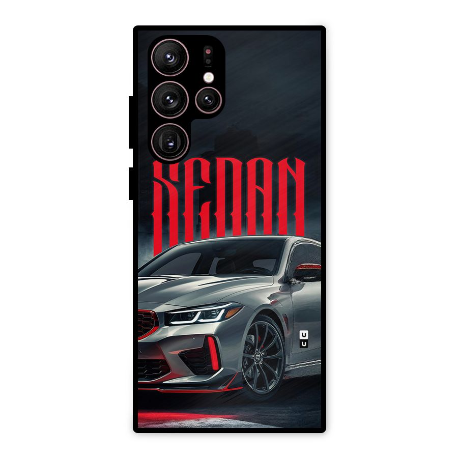 Classic Sedan Metal Back Case for Galaxy S22 Ultra 5G