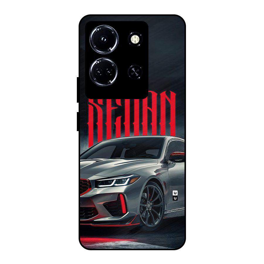 Classic Sedan Metal Back Case for Infinix Note 30 5G