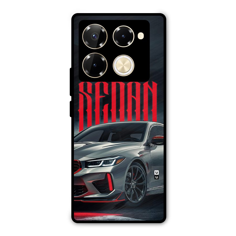 Classic Sedan Metal Back Case for Infinix Note 40 Pro Plus