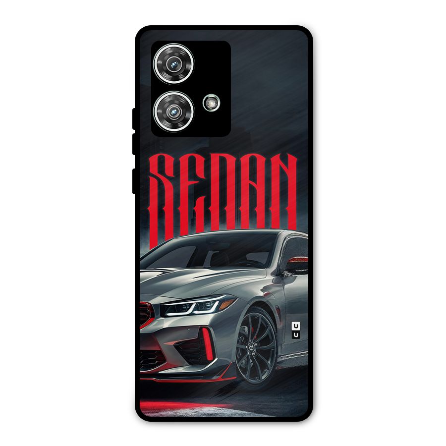 Classic Sedan Metal Back Case for Motorola Edge 40 Neo