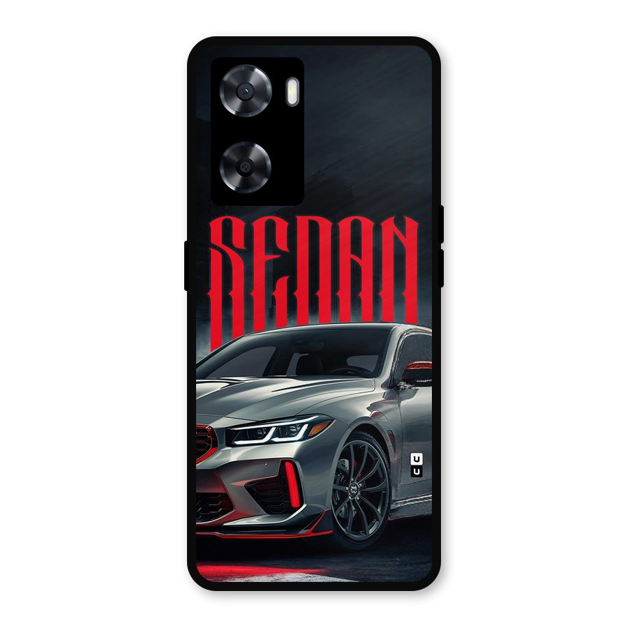 Classic Sedan Metal Back Case for Oppo A57 2022