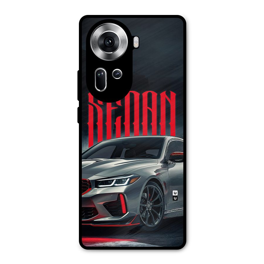 Classic Sedan Metal Back Case for Oppo Reno11 5G