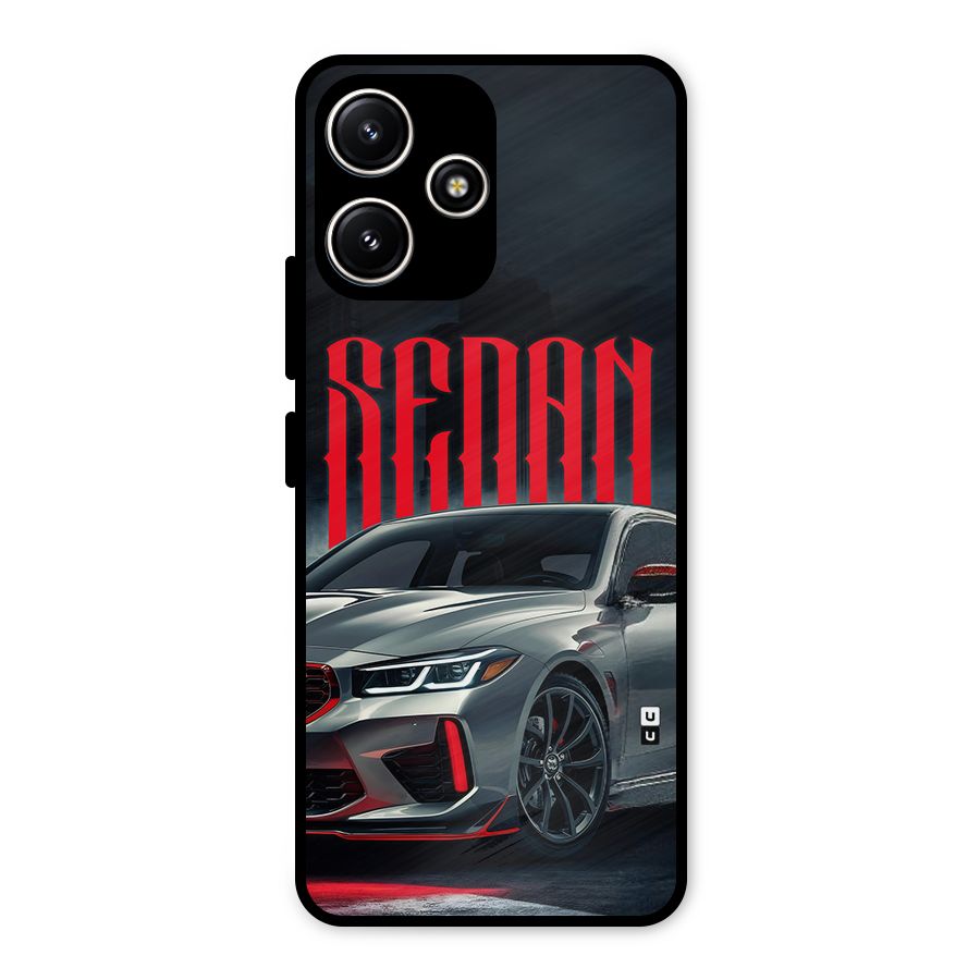 Classic Sedan Metal Back Case for Poco M6 Pro