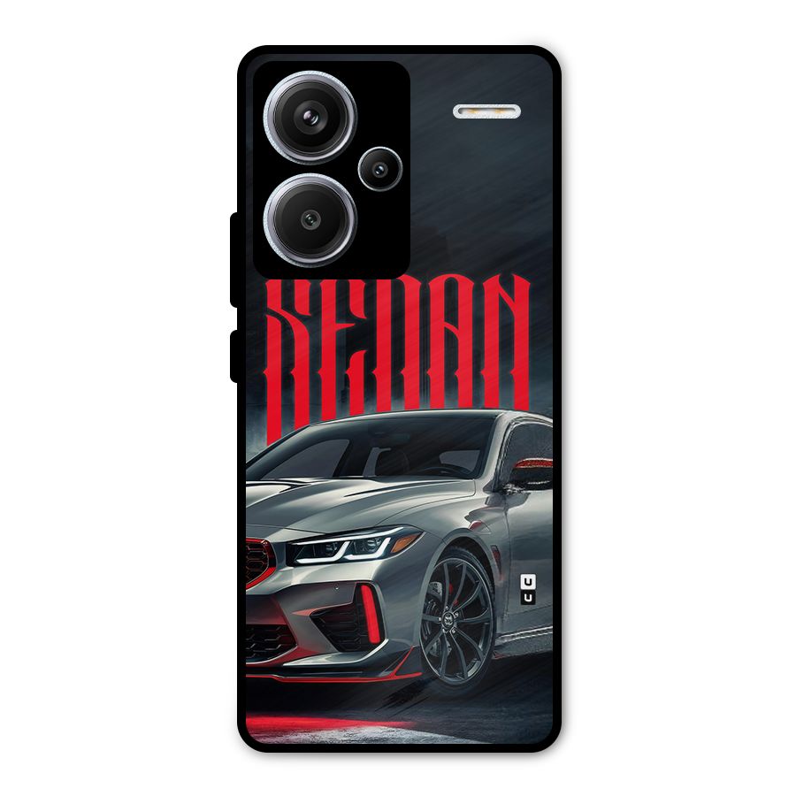 Classic Sedan Metal Back Case for Redmi Note 13 Pro Plus