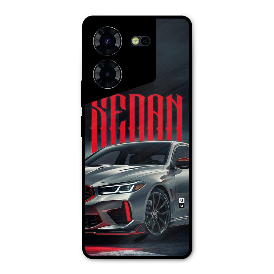 Classic Sedan Metal Back Case for Tecno Pova 5 Pro 5G