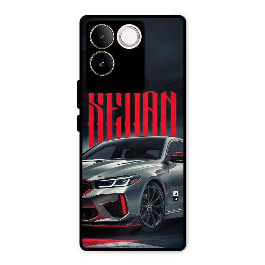 Classic Sedan Metal Back Case for Vivo T2 Pro