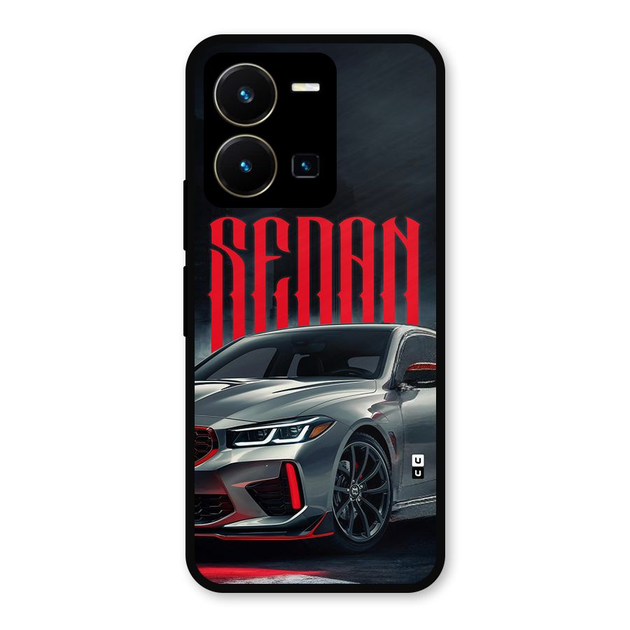Classic Sedan Metal Back Case for Vivo Y35