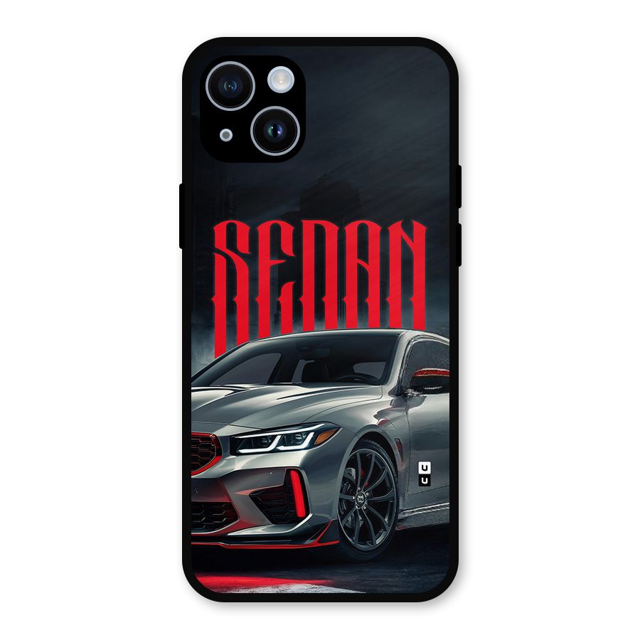 Classic Sedan Metal Back Case for iPhone 14