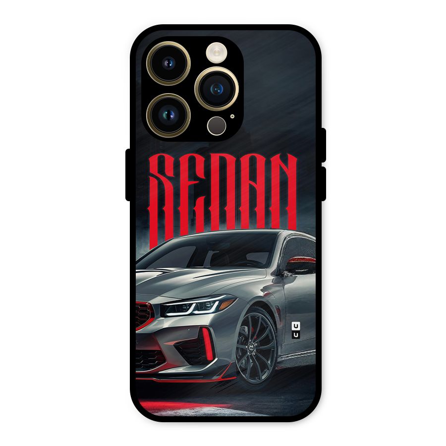 Classic Sedan Metal Back Case for iPhone 14 Pro