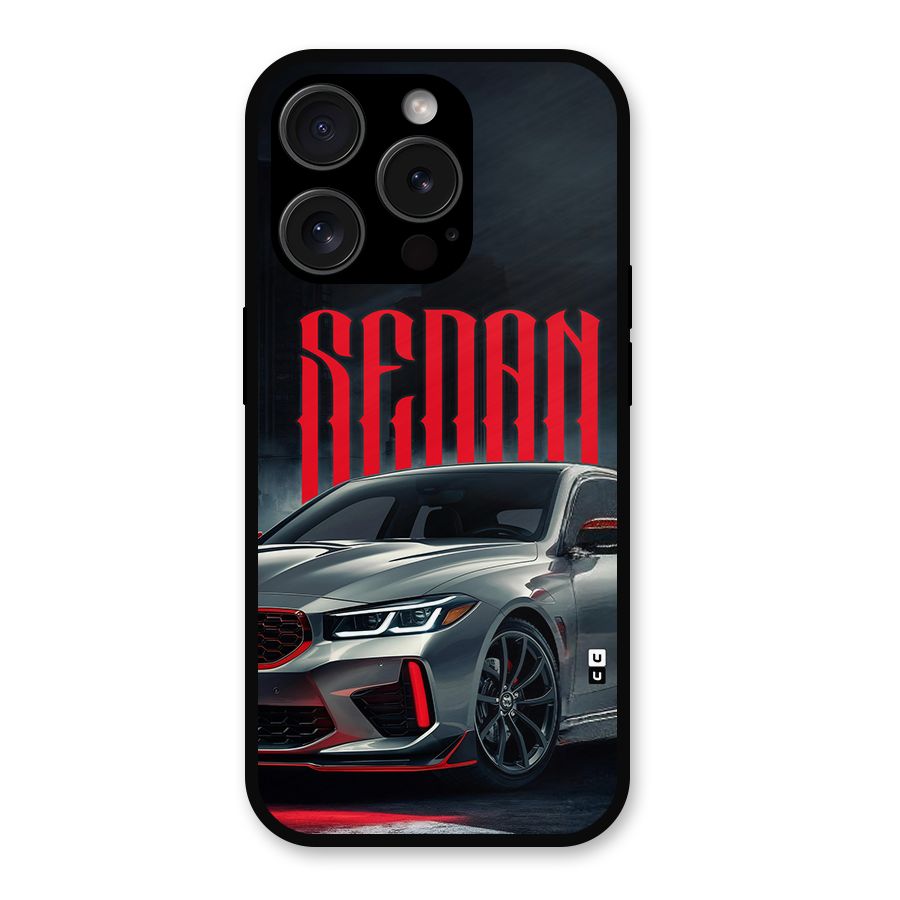 Classic Sedan Metal Back Case for iPhone 15 Pro