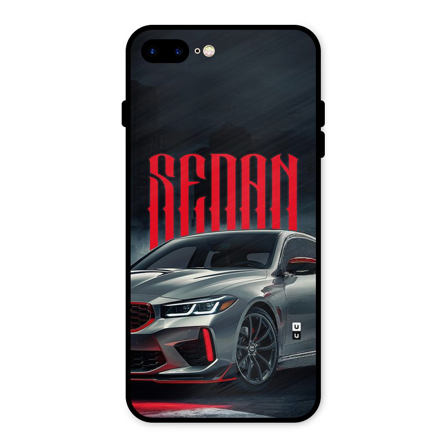 Classic Sedan Metal Back Case for iPhone 8 Plus
