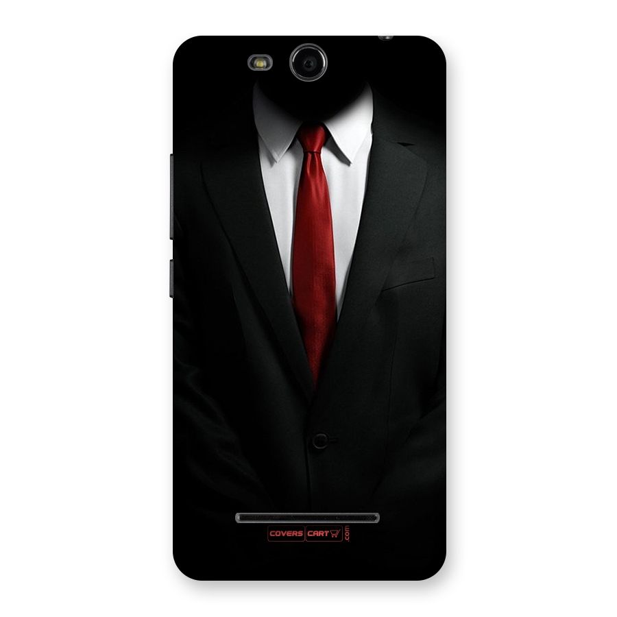 Classic Suit Back Case for Micromax Canvas Juice 3 Q392