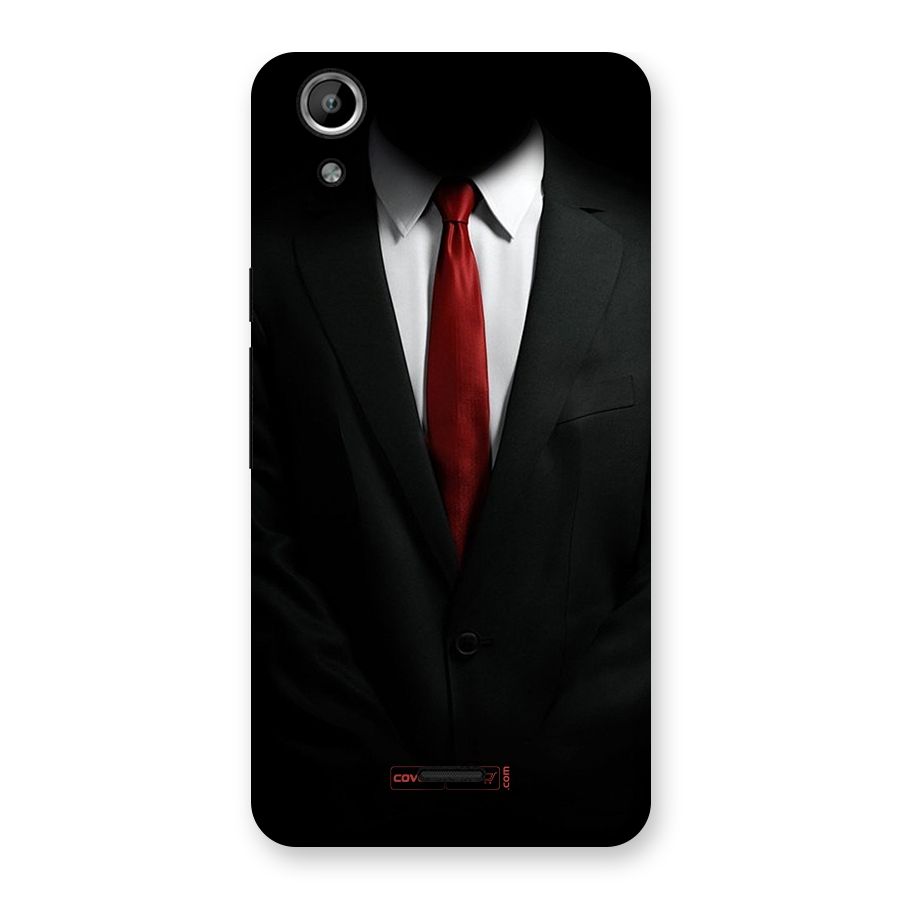 Classic Suit Back Case for Micromax Canvas Selfie Lens Q345