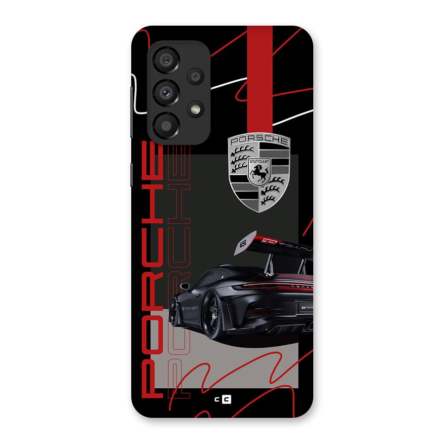 Classy Black Supercar Back Case for Galaxy A33 5G