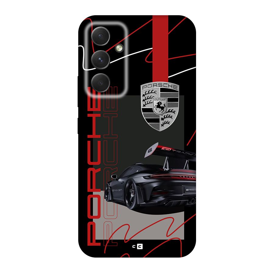 Classy Black Supercar Back Case for Galaxy A54