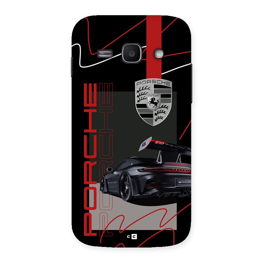 Classy Black Supercar Back Case for Galaxy Ace3