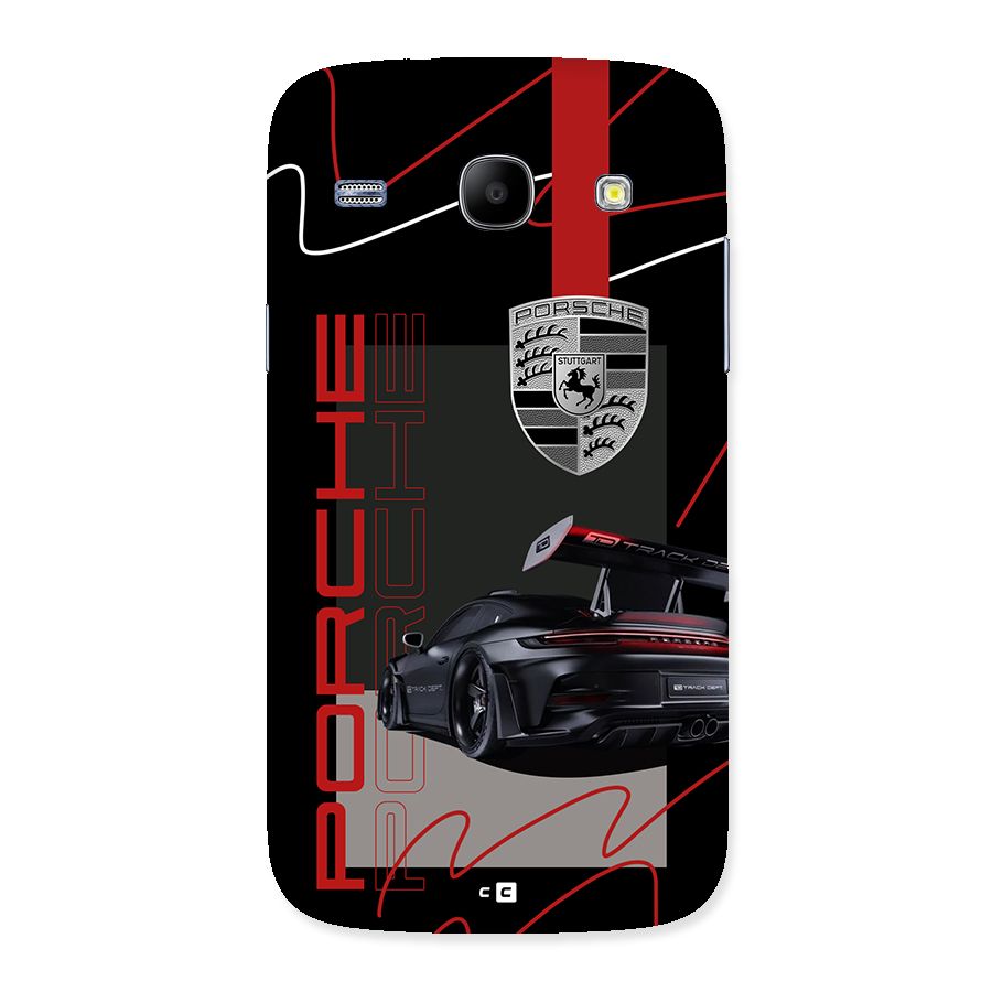 Classy Black Supercar Back Case for Galaxy Core