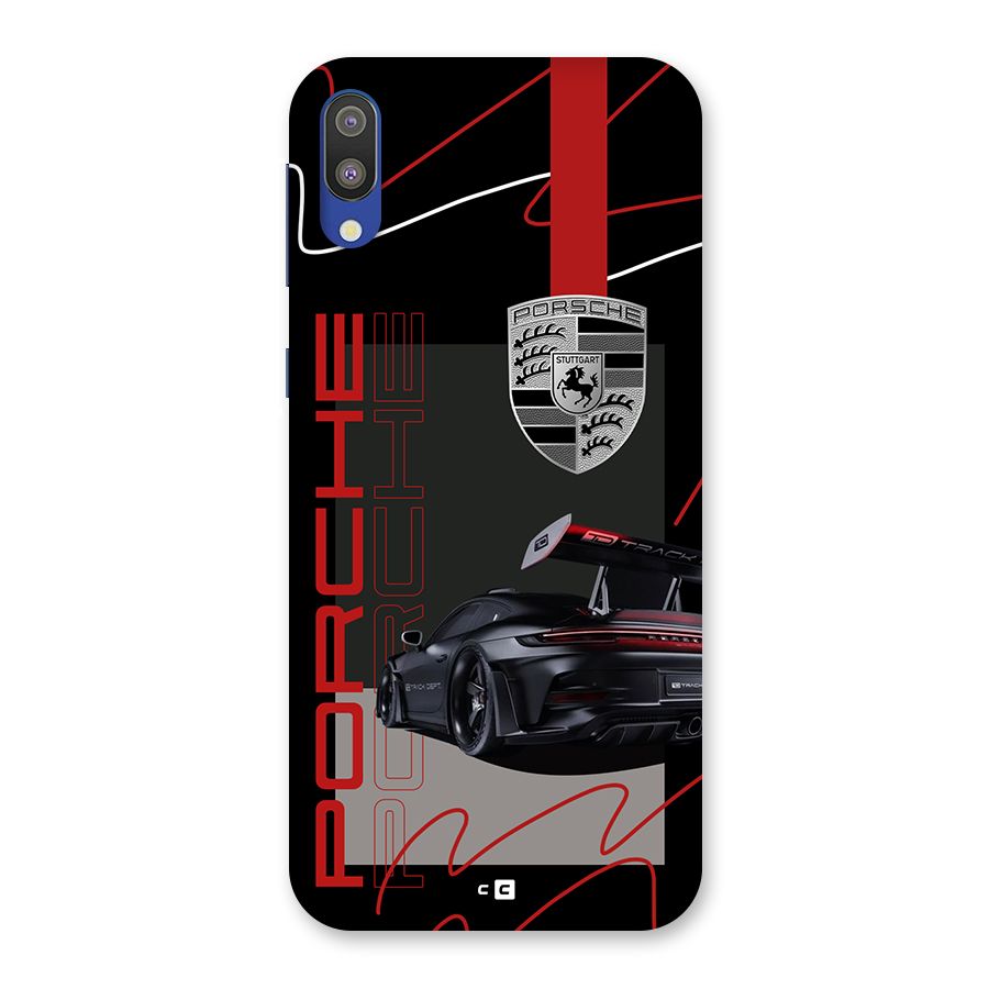 Classy Black Supercar Back Case for Galaxy M10