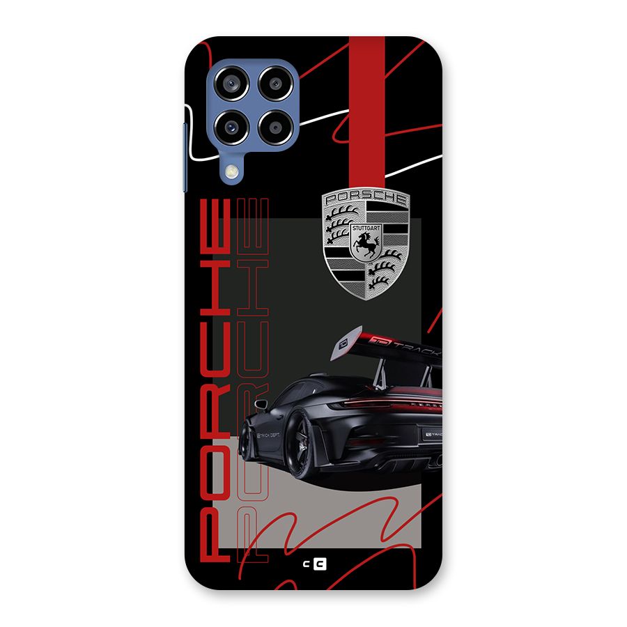 Classy Black Supercar Back Case for Galaxy M53 5G